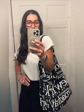Jay Joshua NYC New York City Print Hobo Shoulder Bag Y2K Tote Purse